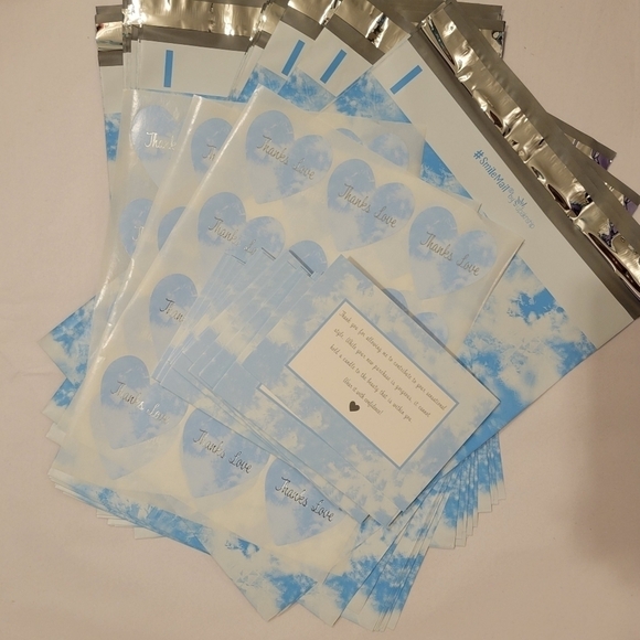 35 PIECE Cloud Tie Dye Poly Mailer Bundle - Picture 6 of 6